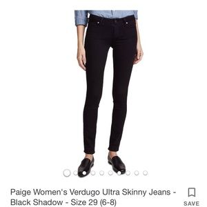 Paige Verdugo Super Skinny Jeans